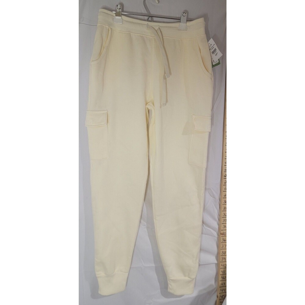 Womens Large Cargo Sweatpants Jogger Loose Lounge Pockets Drawstring Pants Baggy